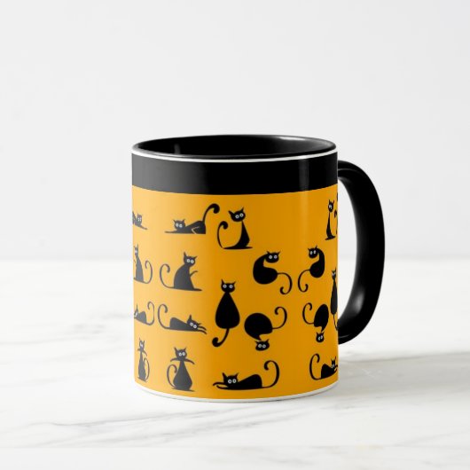 cat mug マグカップ (正面右)