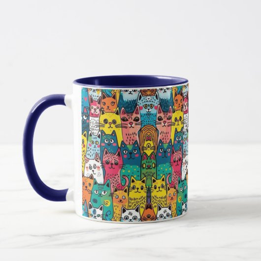 cat mug マグカップ (左)