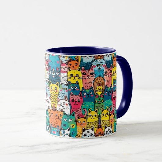 cat mug マグカップ (正面右)