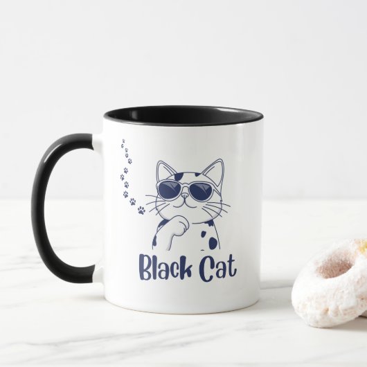 cat Mug マグカップ (ドーナツ)