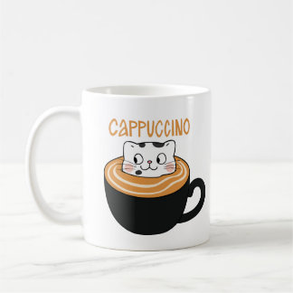 cat mug capuccino コーヒーマグカップ