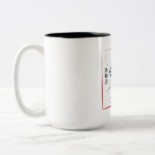 Cat Mug – Perfect Gift for Soccer Lovers & Cat Fan ツートーンマグカップ (左)