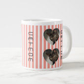 Cat Mum two photo Mug ジャンボコーヒーマグカップ (正面右)