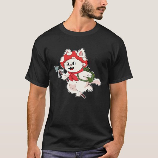 Cat Mushroom Tシャツ (正面)