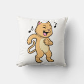 Cat Music Dance クッション (正面)