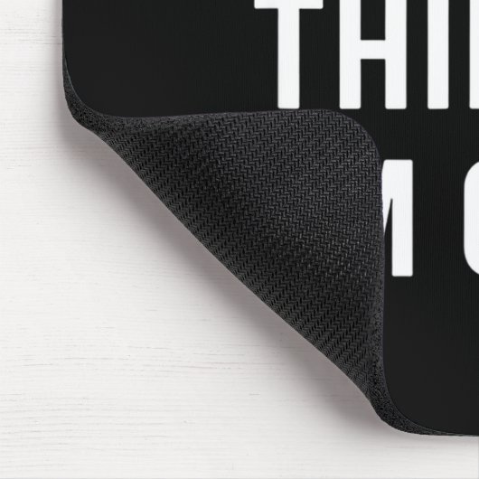 Cat - My Cat Thinks I'm Cool Funny Cat Lover State マウスパッド (コーナー)