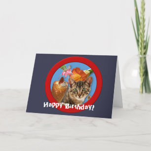 Cat 'nマウス誕生日カード カード