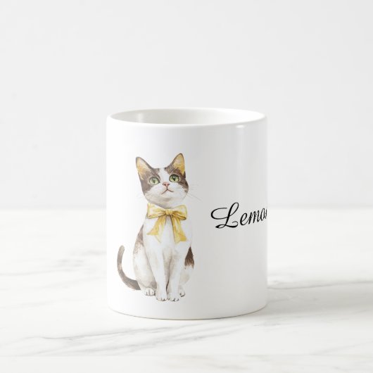 Cat Named Lemon コーヒーマグカップ (中央)
