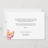 Cat New House Moving Announcement Card 招待状 (裏面)