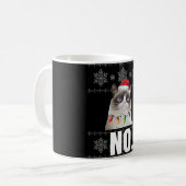 Cat No Grumpy Xmas Cats No Ugly Christmas Gifts コーヒーマグカップ (正面左)