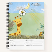 Cat Notebook for Book Lovers ノートブック (正面)