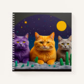 Cat Notebook for Cat Lovers ノートブック (正面)