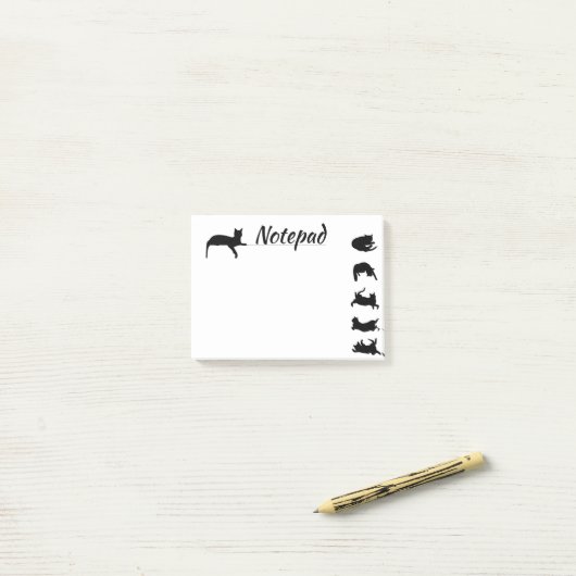 Cat Notes Post it Pad ポストイット (デスク上)