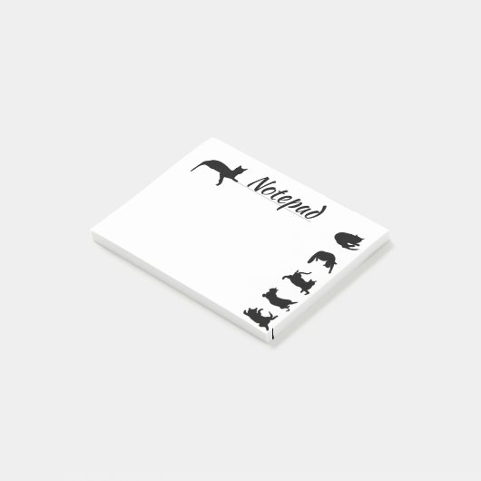 Cat Notes Post it Pad ポストイット (アングル)