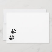 Cat of Honorペット写真結婚式Save The Date セーブザデート (裏面)