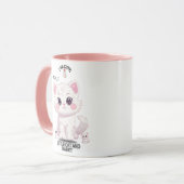 cat offers fun cute マグカップ (正面左)