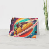 Cat on a Taco Planet, All Occasion カード (正面)