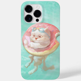 Cat on Dout Pool Float Case-Mate iPhone 14 Pro Maxケース