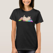 Cat On Puzzles Puzzle Puzzle Piece Game Jigsaw Puz Tシャツ (正面)