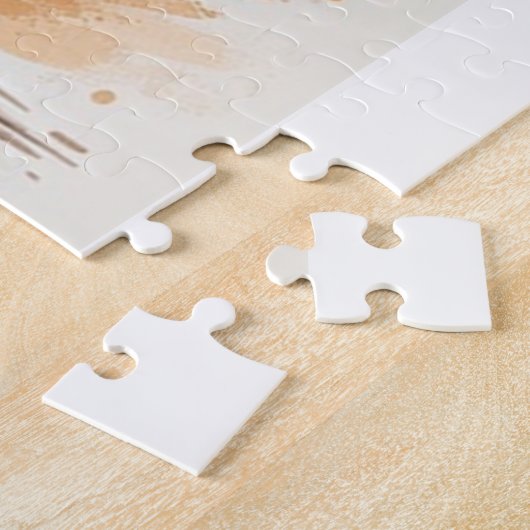 Cat On Skateboard ジグソーパズル (側面)