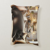 Cat on sofa so comfort アクセントクッション (裏面(縦))