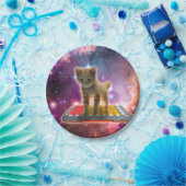 Cat on synthesizers in宇宙 ペーパープレート (パーティー)