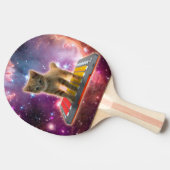 Cat on synthesizers in宇宙 卓球ラケット (横)