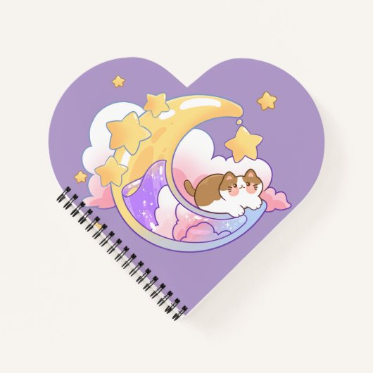 cat on the moon ノートブック (正面)