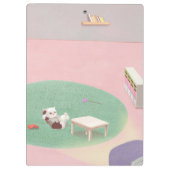 Cat on the Phone クリップボード (裏面)