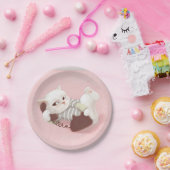 Cat on the Phone ペーパープレート (パーティー)