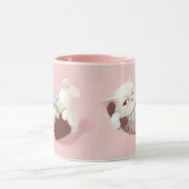 Cat on the Phone マグカップ (中央)