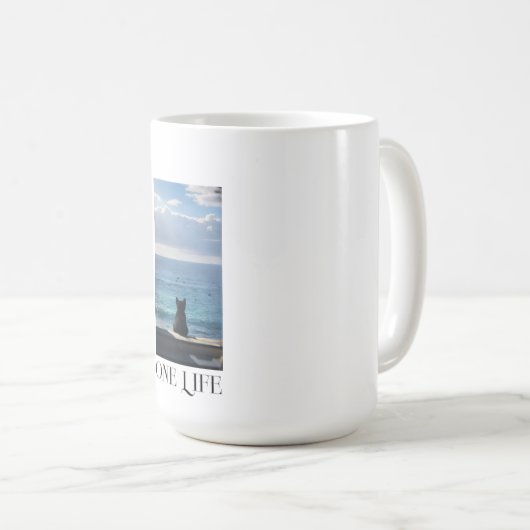 Cat One Life コーヒーマグカップ (正面右)
