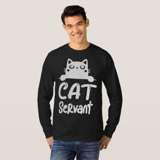 Cat operation  cat owner motif tシャツ (正面フル)