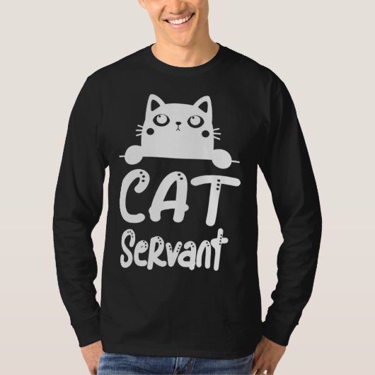 Cat operation  cat owner motif tシャツ (正面)