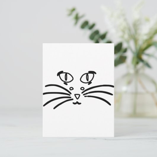 Cat or Mouse Optical Illusion ポストカード (スタンド正面)