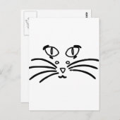 Cat or Mouse Optical Illusion ポストカード (正面/裏面)