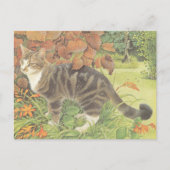 CAT PAINTED POSTCARD ポストカード (正面)