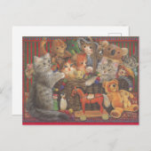 Cat Painted Postcard ポストカード (正面/裏面)