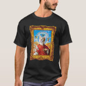 Cat Parody Renaissance Painting Weird Cat Saint Tシャツ (正面)