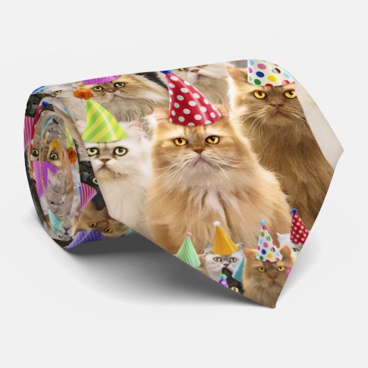 Cat Party ネクタイ (ロール)