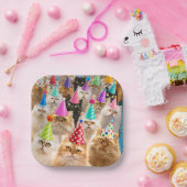 Cat Party ペーパープレート (パーティー)