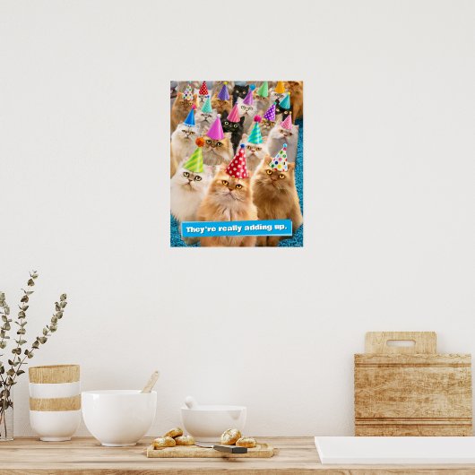 Cat Party ポスター (キッチン)