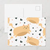 Cat pattern シーズンポストカード (正面/裏面)
