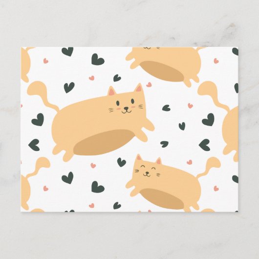Cat pattern シーズンポストカード (正面)
