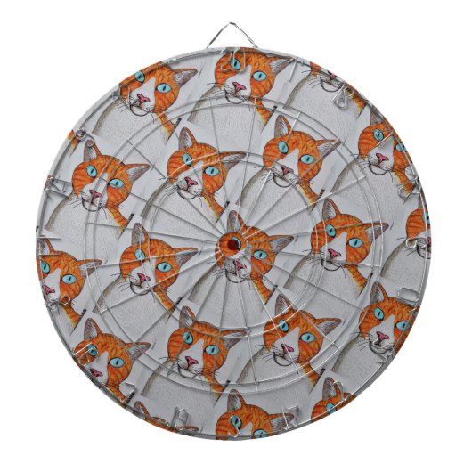 Cat patterned Dartboard ダーツボード (正面)
