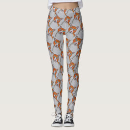 cat patterned Leggings レギンス