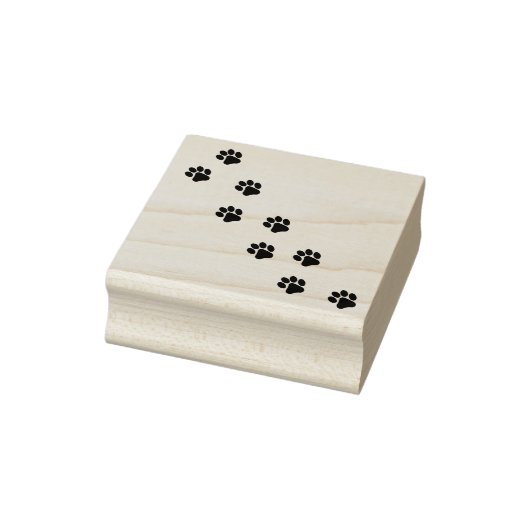 cat pawはアートスタンプを追跡 ラバースタンプ (スタンプ)