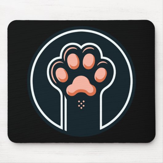 Cat paw on a mouse pad マウスパッド (正面)