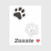 Cat Paw Print Sticker Pack  シール (シート)