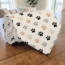 Cat Paw Retro Neutral Custom Tie ネクタイ